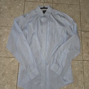 Jos. A. Bank Long Sleeve Striped Dress Shirt 15.5/35